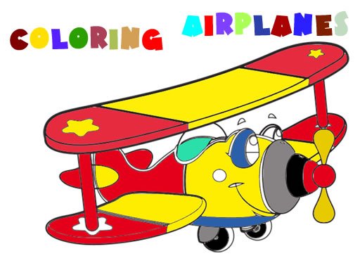 Play Airplane Coloring Game
