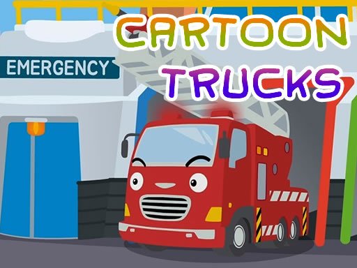 Play Cartoon Trucks Jigsaw Game