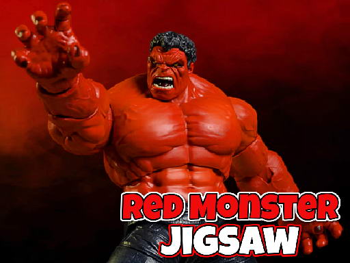 Play Red Monster Jigsaw Game