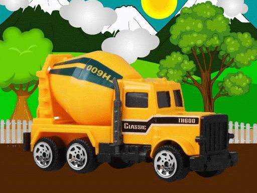 Play Construction Vehicles Jigsaw Game