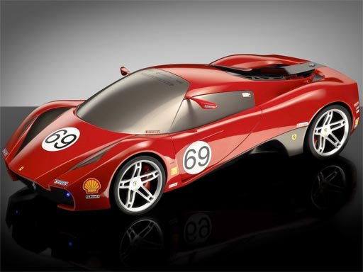 Play Super Cars Ferrari Puzzle Game