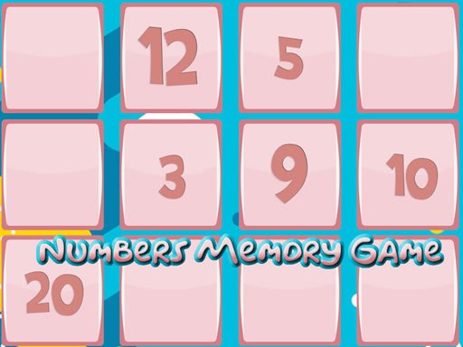 Play Memory With Numbers Game