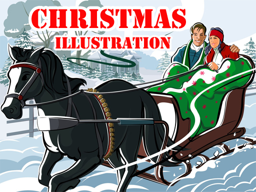Play Christmas Illustration Puzzle Game