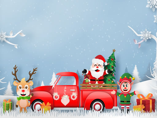 Play Christmas Trucks Differences Game