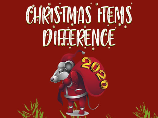 Desenhos de Christmas Items Differences para colorir
