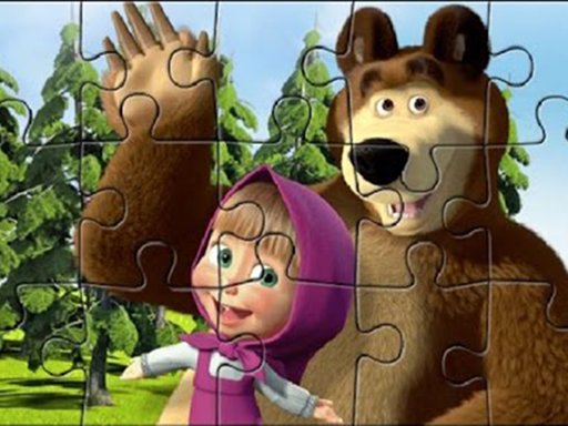 Play Masha Puzzle Time Game