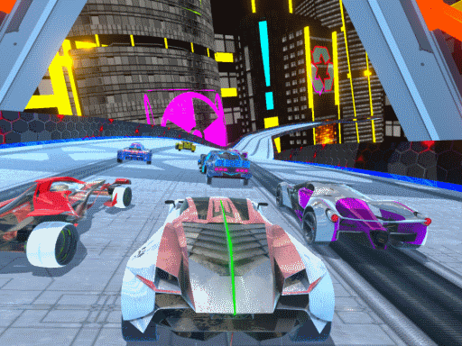 Play Cyber Cars Punk Racing Game