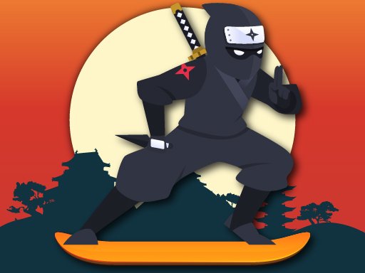 Play Lava And Ninja Skateboard Game
