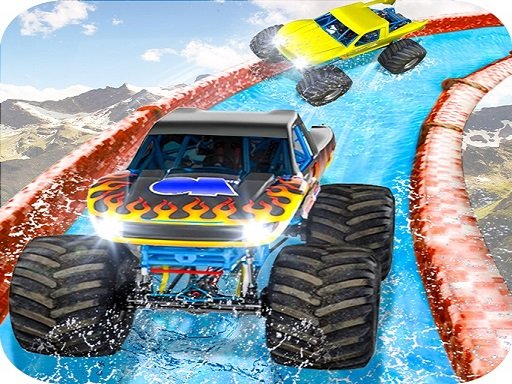 Play Monster Truck Water Surfing Game