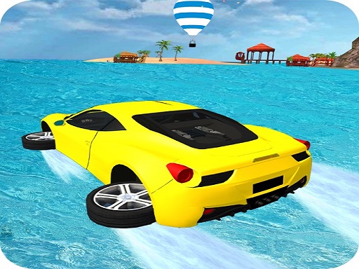 Play Water Surfing Car Stunts 3D Game