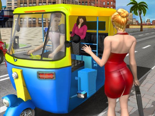 Play Real Rickshaw Drive Game
