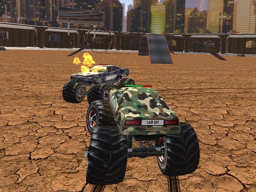 Play Demolition Monster Truck Army 2020 Game