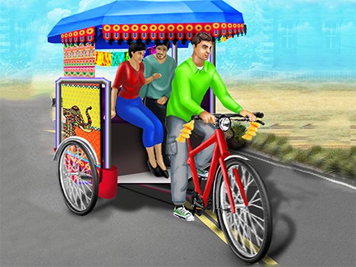 Play Bicycle Rickshaw Simulator Game
