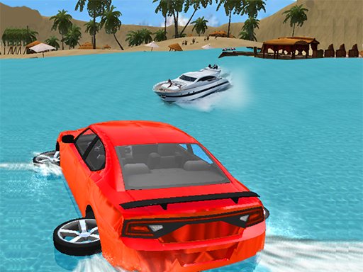 Play Water Slide Car Race Game