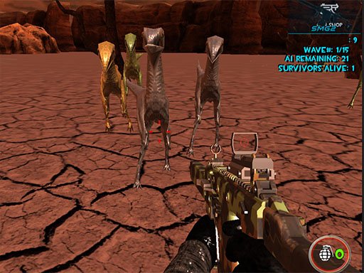 Play Dinosaurs Survival Active Vulcan Multiplayer Game