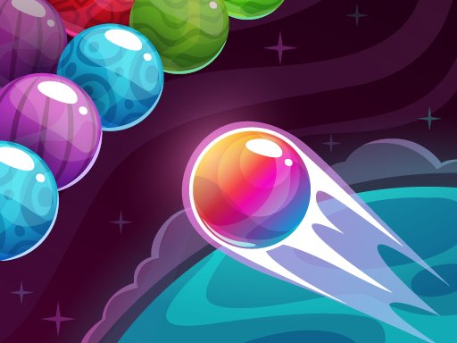 Play Bubble Shooter Colored Planets Game