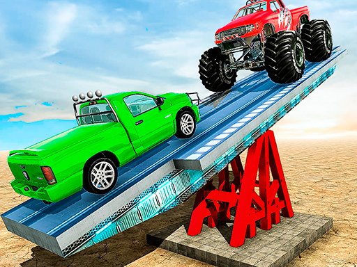 Play SeeSaw Ramp Car Balance Driving Challenge Game