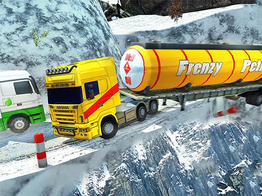 Play Extreme Winter Oil Tanker Truck Drive Game