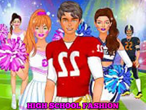 Play High School Fashion And Makeover-College Team Game