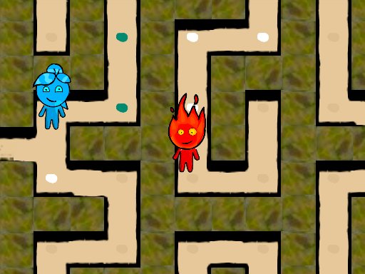 Play Fireboy and Watergirl Maze Game