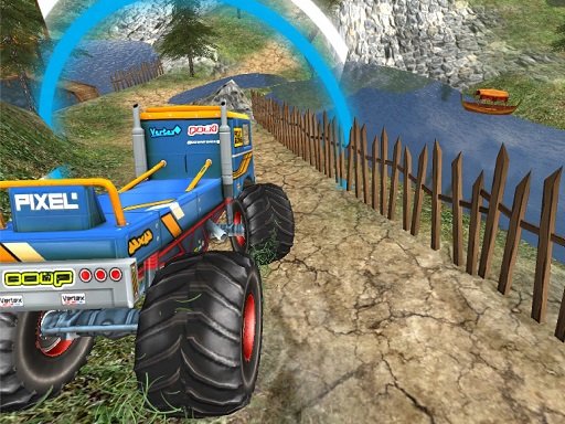 Play Monster Truck Offroad Driving Mountain Game