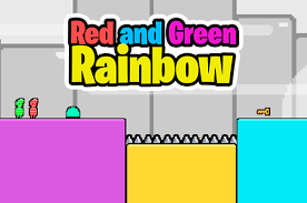 Play Red and Green Rainbow Game