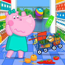 Play Hippo Supermarket Game